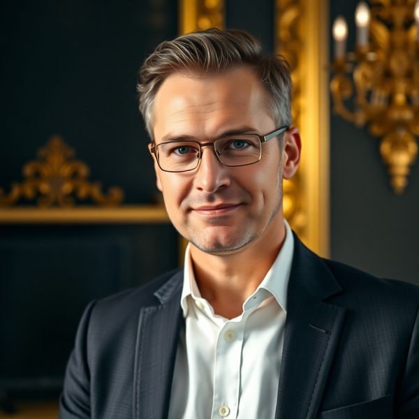 Portrét Tomáše Blažka, vedoucího poradce